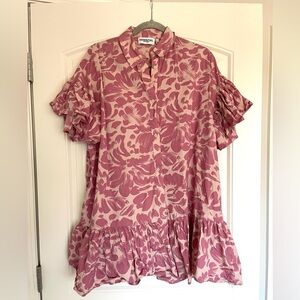 Button Down T-shirt Dress